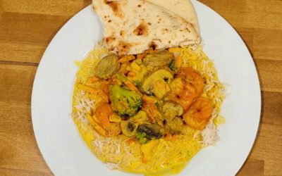 Curried Shrimp with Pineapple